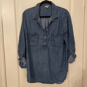 Versatile denim top